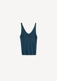 Thinker lurex knit top AZZURO AZZURRO Woman image number 4