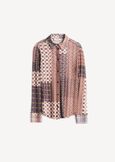Calyd mesh shirt with Seventy print GRIGIO TORTORA Woman image number 4