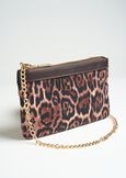 Tonga leopard print crossbody bag MARRONE Woman image number 1