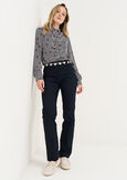 Clarence heart print shirt BLU Woman image number 4