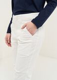 Paolo slim-leg trousers GRIGIOBIANCO WHITE Woman image number 3