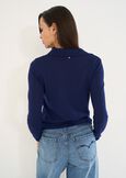 Margaret knit polo with faux vest BEIGE LATTEBLU Woman image number 3