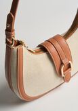 Bixy-A canvas and deer print hobo BEIGE LIGHT BEIGE Woman image number 3