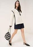Birond light denim bermuda DENIM DARK DENIMBIANCO WHITE Woman image number 1