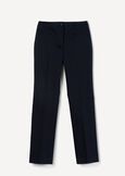 Pablos slim cotton trousers BLU Woman image number 4