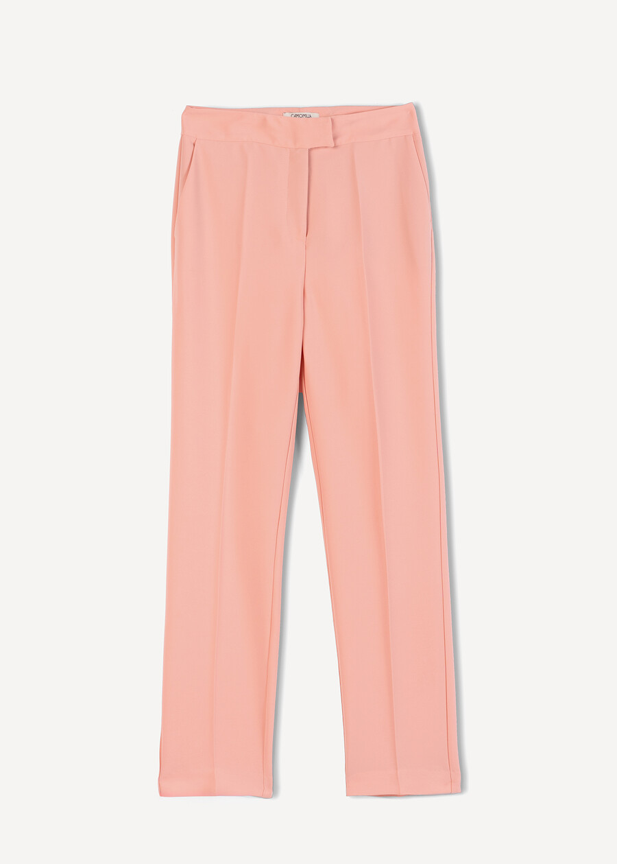 Alba wide-leg cady trousers ARANCIONEBEIGE Woman , image number 5