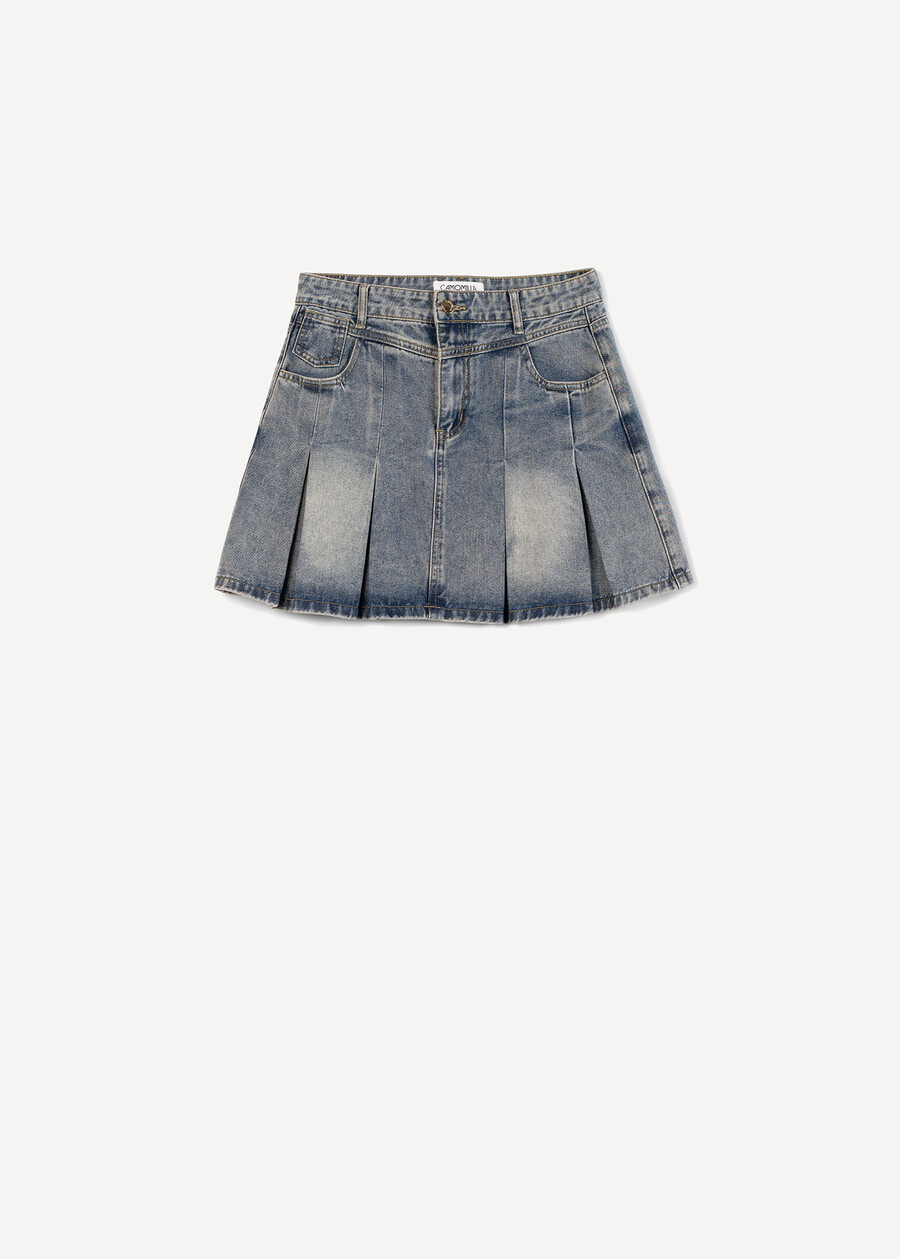 Gabry tiered denim skirt DENIM MEDIUM DENIM Woman , image number 5