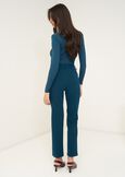 Alice pleated-texture trousers ROSSO BORDEAUXVERDE GARDENMARRONE Woman image number 5