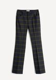 Carrie check Laboratorio pants BLU BLUE Woman image number 5