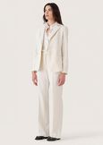 Giorgia technical fabric trousers NERO BLACKBEIGE GESSOBLU Woman image number 2