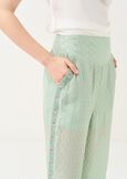 Paki wide viscose trousers VERDE Woman image number 4