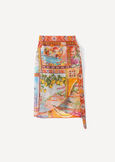Perry printed cotton sarong GIALLO MANGO Woman image number 5