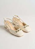 Sissy medium heel slingbacks BEIGE LATTE Woman image number 2