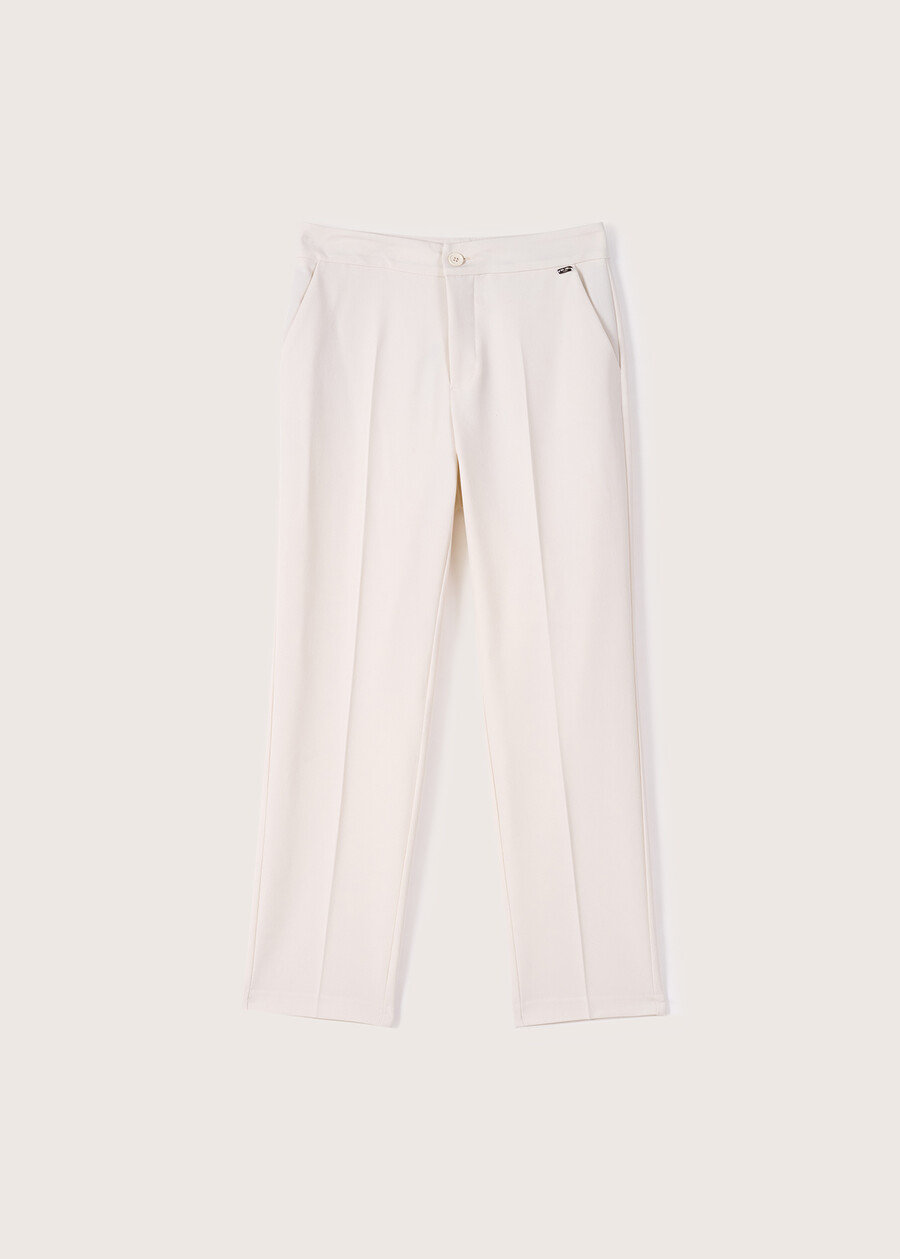 Trousers Alice in technical fabric NERO BLACKBEIGE GESSOBLU Woman , image number 7