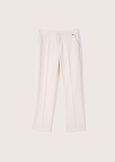 Trousers Alice in technical fabric NERO BLACKBEIGE GESSOBLU Woman image number 7