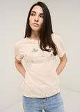 Soleil embroidered T-shirt ROSA Woman image number 1