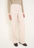Ashley-T poly-viscose trousers BEIGE LATTE Woman image number 2