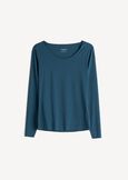 Susanna round-neck t-shirt ROSSO BORDEAUXVERDE GARDENMARRONE Woman image number 5