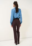 Alice striped slim-fit trousers MARRONE MOKA Woman image number 5