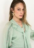 Alois short dress with embroidery VERDE Woman image number 3