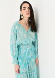 Biky viscose embroidered blouse AZZURO AZZURRO Woman image number 2