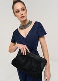 Blackey mesh fabric pochette BIANCO WHITENERO BLACK Woman image number 1