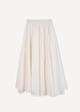 Gledis long cotton skirt BIANCO WHITE Woman image number 6