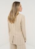 Geky single-breasted jacket MARRONEMABKSBLU Woman image number 4