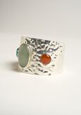 Greg hammered rigid bracelet GRIGIO Woman image number 2