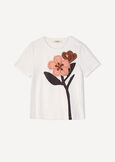 Sonia T-shirt with applications BIANCO WHITE Woman image number 4
