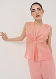 Take  pleated top ARANCIONE Woman image number 1