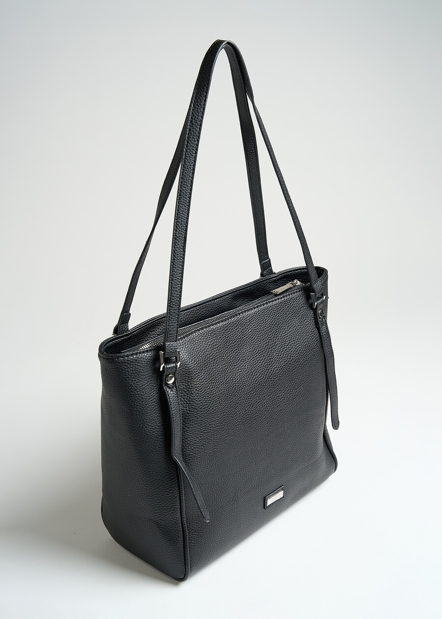 Bely A black shopper with strass NERO Woman , image number 4