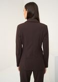 Giselle slim fit blazer ROSSO BORDEAUXVERDE GARDENMARRONE Woman image number 4