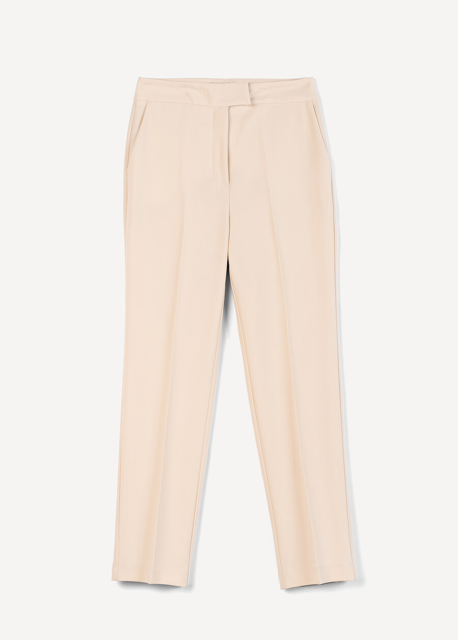 Alba wide-leg cady trousers ARANCIONEBEIGE Woman , image number 6