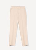 Alba wide-leg cady trousers ARANCIONEBEIGE Woman image number 6
