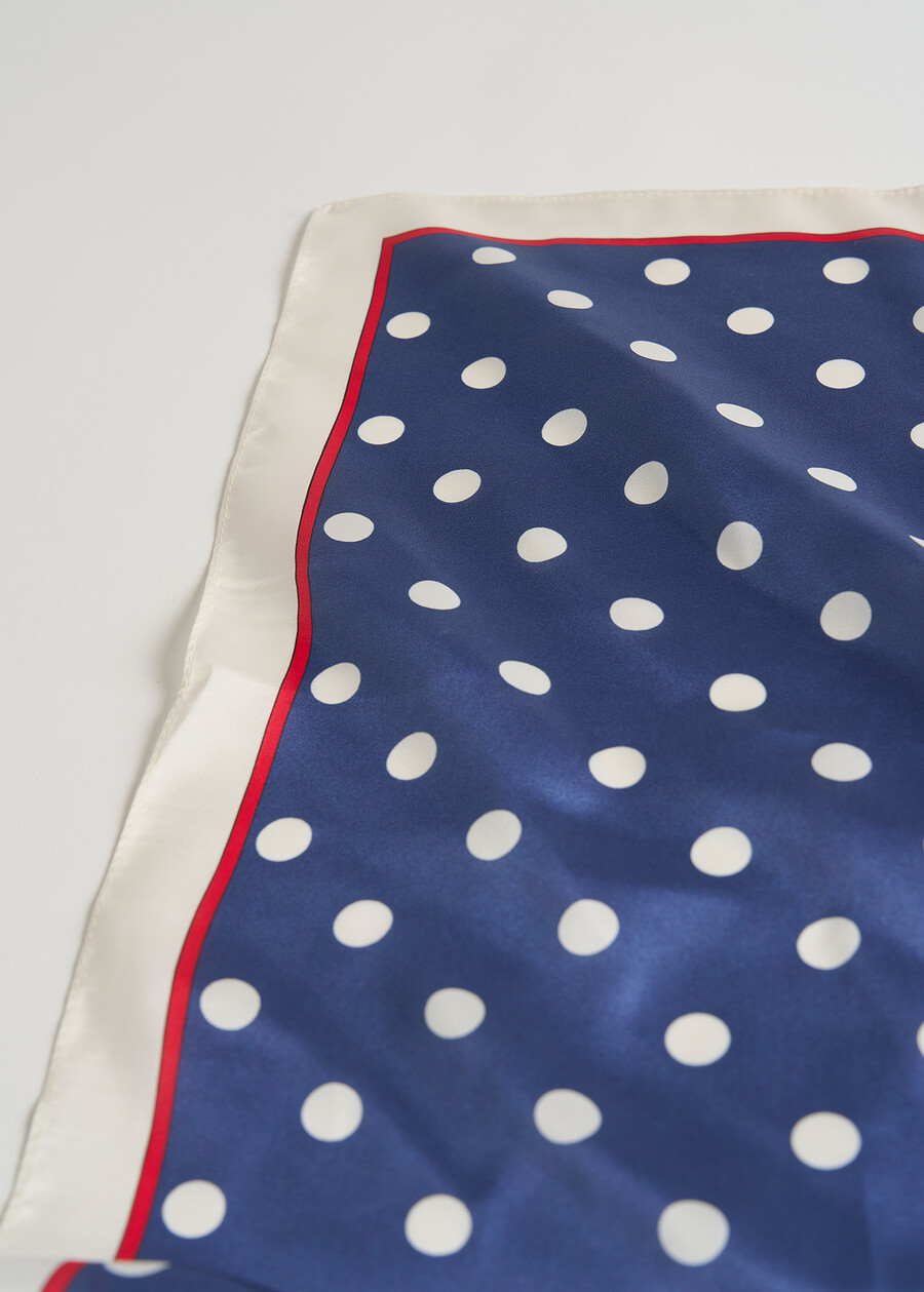 Smeralda polka dot foulard ROSSO Woman , image number 3