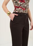 Jacqueline-O cotton trousers MARRONE Woman image number 3