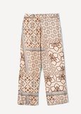 Pendy light patterned capris BLU AVIONBEIGE Woman image number 5