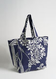 Briana-A cashmere print bag BLU Woman image number 2