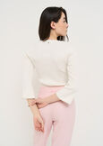 Marcy Madonna neckline knit BIANCO WHITE Woman image number 3