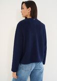 Clay round-neck cardigan BLU Woman image number 3