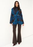 Victoria flared trousers ROSSO BORDEAUXVERDE GARDENMARRONENERO Woman image number 1