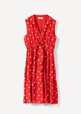 Amior short polka dot dress ROSSO Woman image number 6