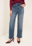 Kate jeans with contrast details DENIM MEDIUM DENIM Woman image number 2
