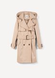 Timon hooded trench coat BEIGEBLU Woman image number 6