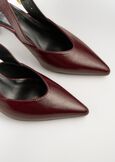 Smeralda maxi buckle slingbacks ROSSO BORDEAUX Woman image number 3