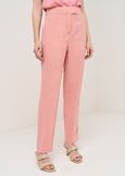 Alba wide-leg cady trousers ARANCIONEBEIGE Woman image number 3