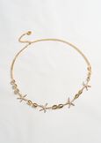 Calyd shell and pearl belt GOLD Woman image number 2