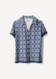 Stasy printed jersey T-shirt BLU Woman image number 4