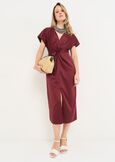 Arios cut-out midi dress MARRONE BRONZEVIOLA Woman image number 1